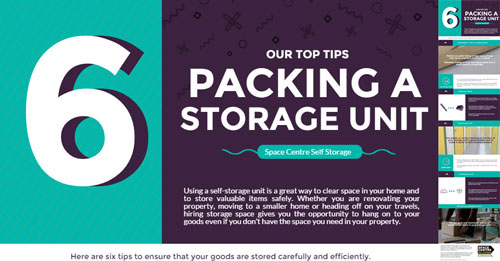How to pack your storage unit | Space Centre Self Storage