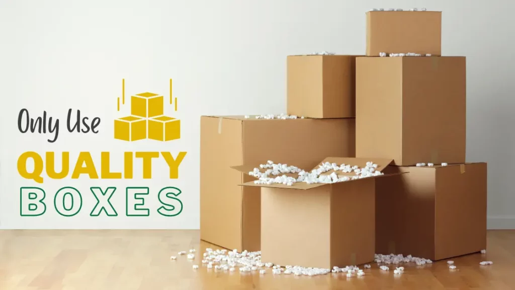 packing boxes for self storage
