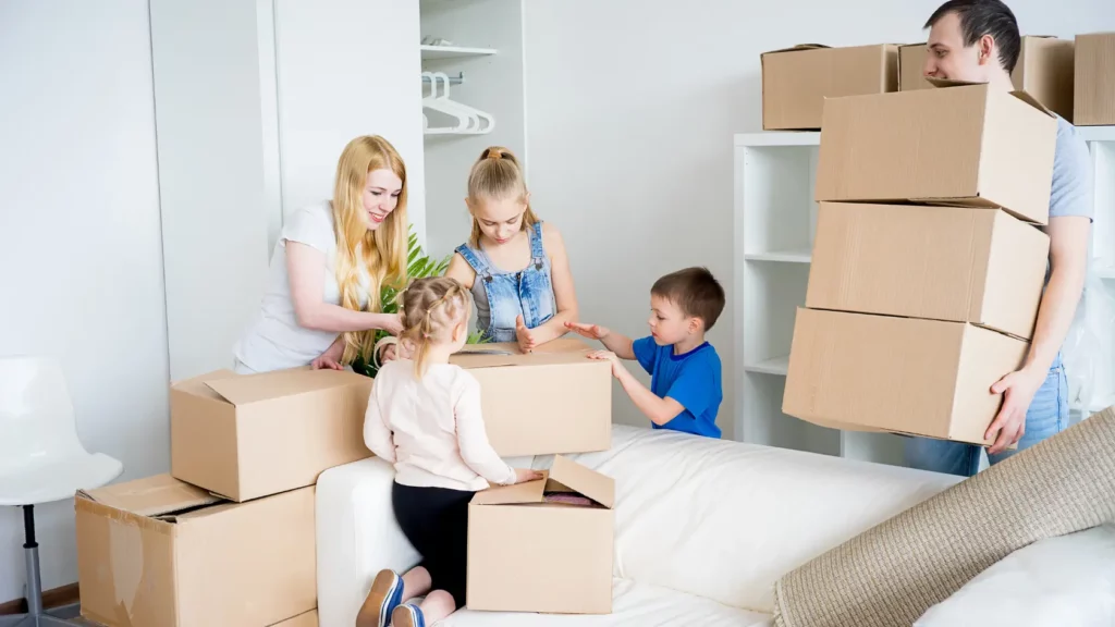 cardboard packing boxes