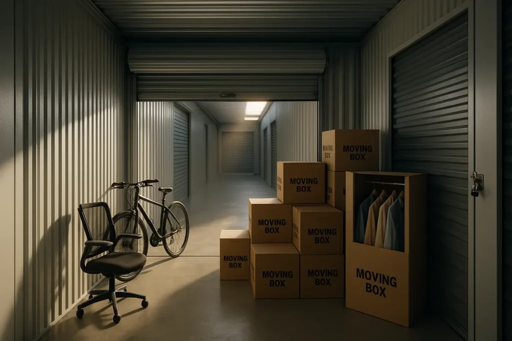 self storage units to rent when travelling