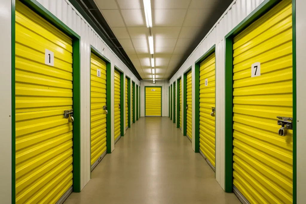 Are Self Storage Units Safe? (Interior storage units with locks)