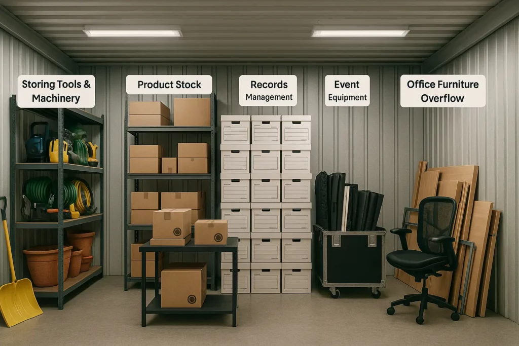 How companies use business storage units
