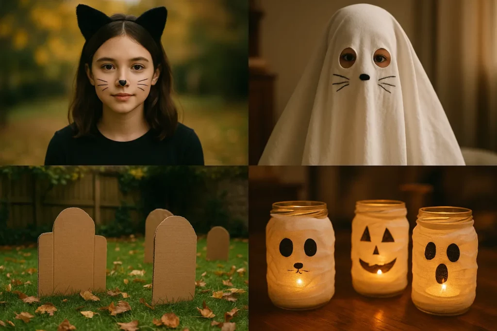 Easy Halloween costumes and decorations | Cat ears, ghosts and more