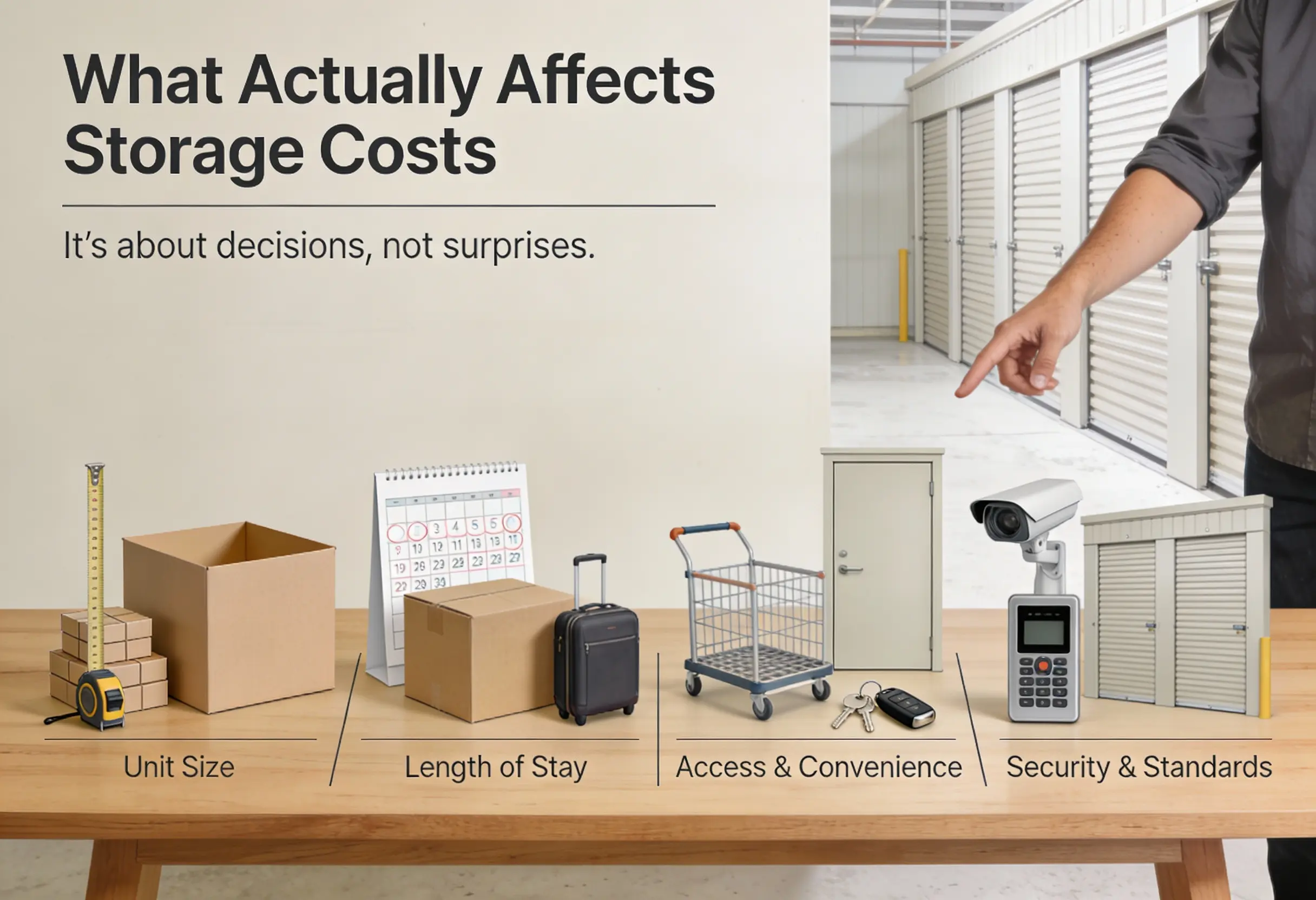 Storage Out What People Get Wrong About Storage Costs | Space Centre Self Storage